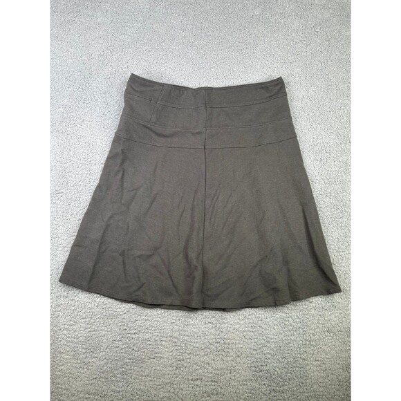 ATHLETA Ponte Twill Skyose Skirt Graphite Gray Pocket Golf Pickleball Sz 6T Tall - Picture 1 of 6